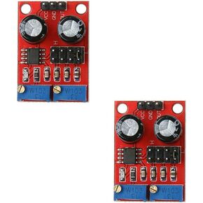 Acxico 2 قطعة NE555 نبض تردد دورة العمل قابل للتعديل وحدة مربع موجة إشارة مولد محرك متدرج لوحة للقيادة in Kuwait