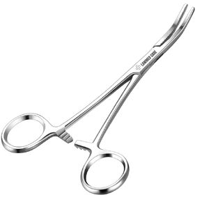 Kelly Hemostat Forceps - Precision Surgical Tool for Medical and Crafting Applications (5.5" Curved)