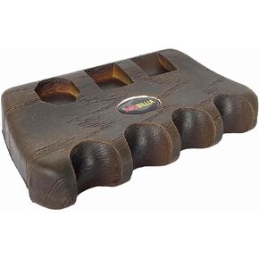 cue stick holder (Wood grain, 4-Cue), 4-Cue Portable pool cue holder, Weighted and durable billiard cue holder, Pool stick holder
