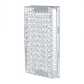 4E's USA 96 Well Cell Culture Plate with Lid, 1Pack, Sterilized, Tissue Culture Surface (TC) Treated