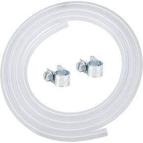 1/4 Inch ID Silicone Tubing, Flexible Clear Plastic Silicone Hose 1/4" ID x 3/8" OD 3Ft Length, High Temp Food Grade Silicone Rubber Tubing Pure Silicone Hose Tube for Home Brewing Wine Making etc