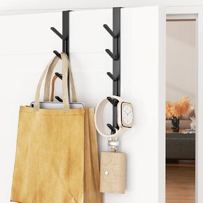niffgaff Over Door Towel Hooks: Overdoor Hanger Hook for Hanging Towels, Clothes, and Coats – Heavy-Duty Bathroom Door Hook Organizer, Towel Rack for Back of Door, 2 PCS, 31 cm