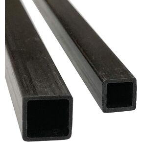 – CARBON FIBER TUBE - 5mm X 5mm x 1000mm – Pultruded Square Tube with hollow center - Black matte finish - Pure carbon fibre tube shafts - for RC planes-drones, boat DIY craft projects