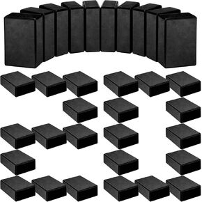 20 Pcs Foam EVA Yoga Blocks Lightweight Yoga Bricks Non Slip Supportive Foam Blocks Yoga Prop Accessories for Yoga, Pilates, Stretching and Meditation, Women Men Yogi Yoga Beginners (Black)