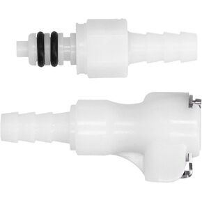 Quick Connector, Tube Connector Quick Connector, Beer Connector 1/4in 120PSI with Shut Off for Restaurant for Gas System