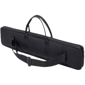 Flute Bag Soft Carry Bag, Flute Storage Bag, Flute Carry Case with Front Pocket, Shoulder Strap Holds 5 Flutes