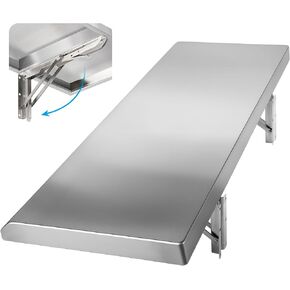 Concession Shelf 36" x 18", Drop Down Concession Serving Window, Stainless Steel Folding Shelf Serving Food Shelf for Windows