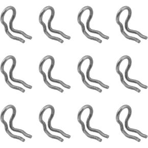 Brake Pad Retaining Pin Cotter Pin Caliper Retaining Ring Spring Clip Anti-Loss Pin Stainless Steel Bicycle Caliper Spring Clamp Replacement Parts 12pcs