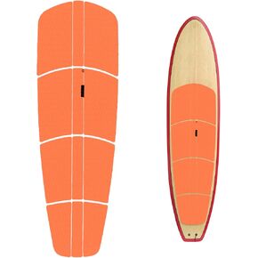 Abahub 12 Piece Surf SUP Deck Traction Pad Premium EVA with Tail Kicker 3M Adhesive for Paddleboard Longboard Surfboard Black/Blue/Gray/Navy Blue/Orange/White