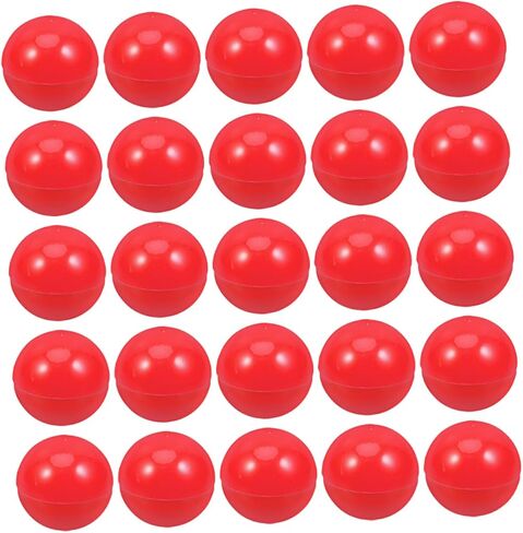 25pcs Balls Plastic Hollow Bingo Balls Open Ball Game Balls Props Raffle Drawing Balls Party Game Balls Funny Balls Bingo Balls Lotterys Ball Small Balls Sphere Pvc in Kuwait
