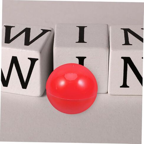 25pcs Balls Plastic Hollow Bingo Balls Open Ball Game Balls Props Raffle Drawing Balls Party Game Balls Funny Balls Bingo Balls Lotterys Ball Small Balls Sphere Pvc in Kuwait
