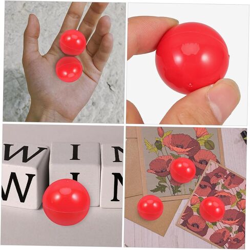 25pcs Balls Plastic Hollow Bingo Balls Open Ball Game Balls Props Raffle Drawing Balls Party Game Balls Funny Balls Bingo Balls Lotterys Ball Small Balls Sphere Pvc in Kuwait