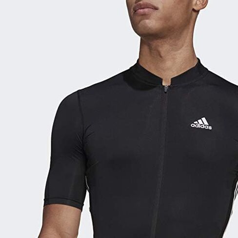 adidas The Short Sleeve Cycling Jersey Men's, Black, Size S in Saudi Arabia