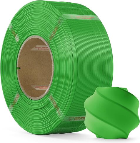 PLA Filament 1.75 مم PLA خيوط الطابعة ثلاثية الأبعاد (إعادة التعبئة)، إعادة تعبئة 1 كجم للبكرات القابلة لإعادة الاستخدام (2.2 رطل)، خيوط طباعة ثلاثية الأبعاد عالية الجودة لطابعات Bambu Lab ثلاثية الأبعاد، أسود in Saudi Arabia