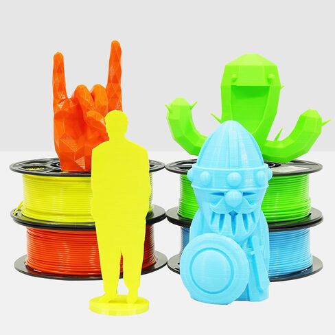 Shiny Silk Gold Silver Copper PLA Filament Bundle, 1.75mm 3D Printer Filament, Each Spool 0.5kg, 3 Spools Pack, with One 3D Printer Remove or Stick Tool MIKA3D in Kuwait