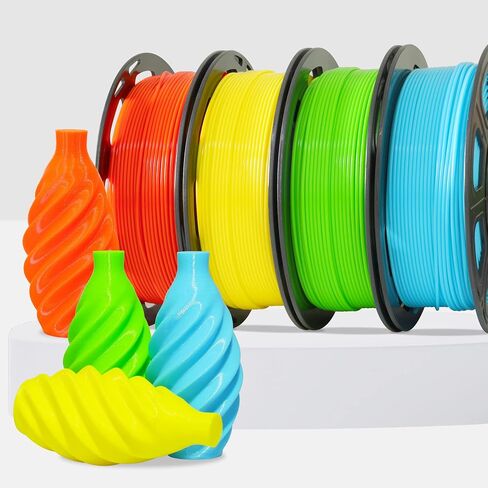 Shiny Silk Gold Silver Copper PLA Filament Bundle, 1.75mm 3D Printer Filament, Each Spool 0.5kg, 3 Spools Pack, with One 3D Printer Remove or Stick Tool MIKA3D in Kuwait