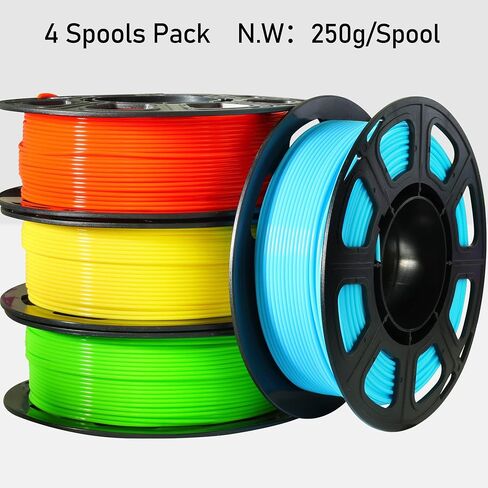Shiny Silk Gold Silver Copper PLA Filament Bundle, 1.75mm 3D Printer Filament, Each Spool 0.5kg, 3 Spools Pack, with One 3D Printer Remove or Stick Tool MIKA3D in Kuwait