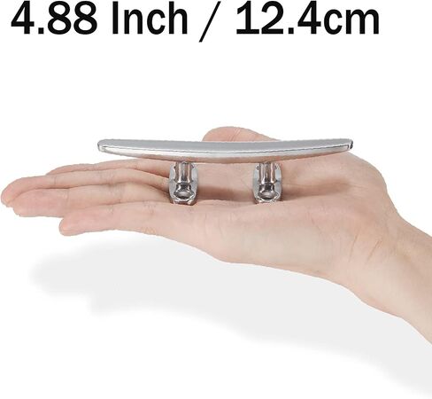 Boat Cleat Open Base Boat Cleat, Dock Cleat All 316 Stainless Steel Boat Mooring Accessories, Free Installation Accessories Screws(4/5 /6/8 inch) in Kuwait