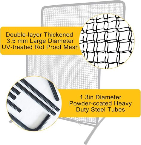 Z Screen Baseball Screen, Z Frame Baseball Pitching Screen, Steel Frame Softball Screen, Baseball Field Screen, Baseball Safety Screen, Softball Pitching Screen, Pitcher Screen Baseball in Kuwait
