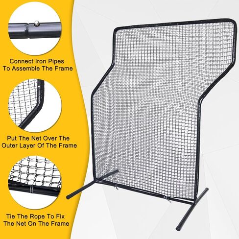 Z Screen Baseball Screen, Z Frame Baseball Pitching Screen, Steel Frame Softball Screen, Baseball Field Screen, Baseball Safety Screen, Softball Pitching Screen, Pitcher Screen Baseball in Kuwait