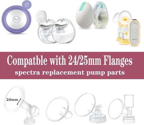 S9/S12/S9pro/S12pro Duckbill Valve and Silicone Diaphragm, Compatible with NaNaLazy/TSRETE/momcozy, Wearable Breast Pump Replacement Parts Accessories (4 Piece Set) in Kuwait