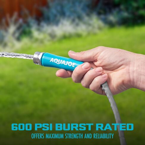 خرطوم حديقة Aqua Joe AJFJH50-PRX Xtreme Fiberjacket، 50 قدم، تركيبات معدنية in Kuwait
