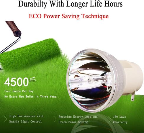 لمبة المصباح البديلة EWO'S ELP68 لأجهزة العرض Epson-ELPLP68-PowerLite-Home-Cinema 3020 3020E 3010 3010E، مع غطاء in Saudi Arabia