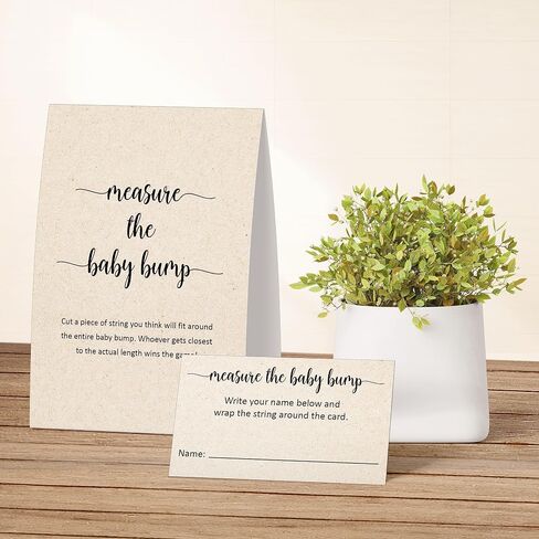 321Done Advice and Wishes for The Parents-to-Be Cards, Made in USA - 4x6 Tan, Fun Baby Shower Game Ideas, Gender Reveal Party Keepsake - Set of 50 in Saudi Arabia