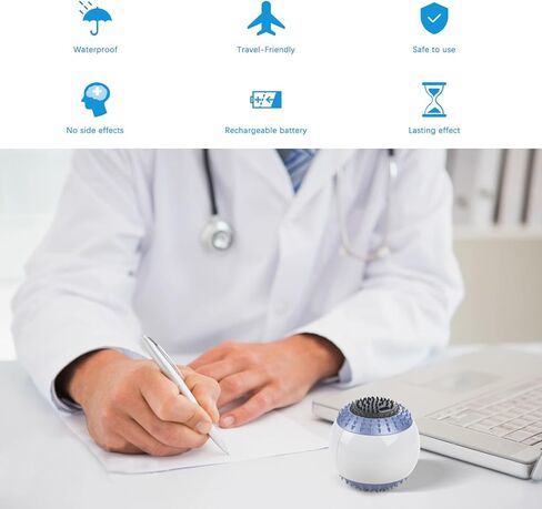 Rechargeable Vibration Therapy Ball for Hand Tremor Reduction in Parkinson's - Physiotherapy and Stress Relief Solution in Kuwait