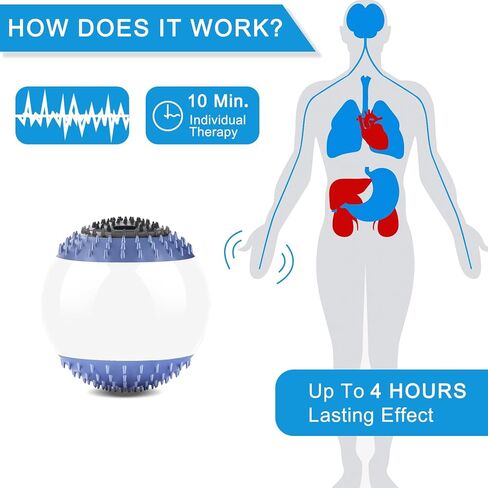Rechargeable Vibration Therapy Ball for Hand Tremor Reduction in Parkinson's - Physiotherapy and Stress Relief Solution in Kuwait