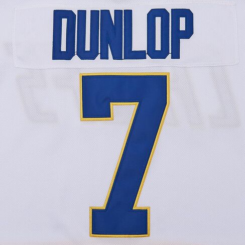 Mens Ice Hockey Jersey #7 Reggie Dunlop 90s Hiphop Party Costume Shirts in Saudi Arabia