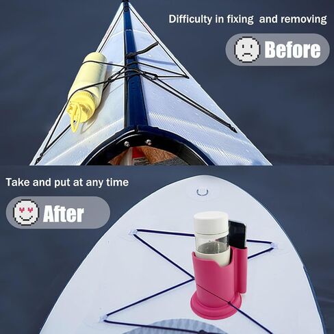 Eudaemiles Kayak Cup Holder, Cup Paddle Board, Paddle Board Accessories Surfboards, Canoes and Kayak Accessories for Types of Cup Bottle Drink in Saudi Arabia