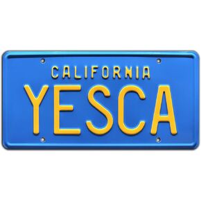 Cheech & Chong | YESCA | Metal Stamped License Plate