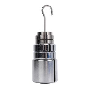 Lab Slotted Mass Chrome Plated Steel 200g 50g 20g 10g Construction for Classroom, Versatile Design with Wide Application