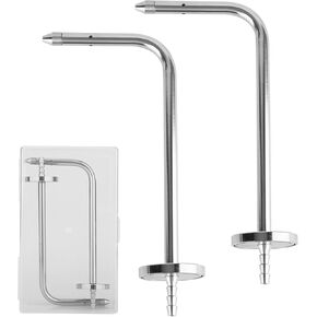 ASP2 Static Pressure Probe for HVAC Fieldpiece Manometers, ADMN2, AMIN2, SDMN5, and Pitot Tubes with Magnetic Flanges, Stainless Steel Static Pressure Probe (2 Pack) in Kuwait