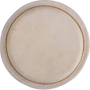 BQLZR Natural Gloss Finish 6.5 Inch Thin Skin Bongo Drum Heads for Beginner Beige
