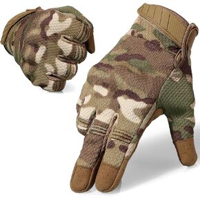 AXBXCX Tactical Gloves for Men - Breathable, Flexible, Durable, Touchscreen Capable & Perfect for Summer Outdoor Activities!