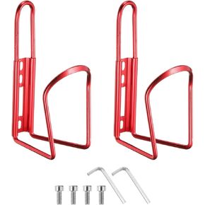 HARFINGTON Bicycle Water Bottle Cage Aluminum Basic Bike Universal Water Bottle Holder Mount with Hardware for Mountain Road Gravel