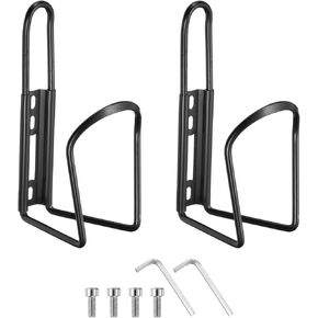 HARFINGTON Bicycle Water Bottle Cage Aluminum Basic Bike Universal Water Bottle Holder Mount with Hardware for Mountain Road Gravel in Kuwait