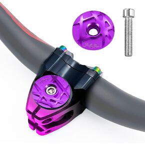 28.6mm Bike Headset Top Cap MTB Road Bike Bowl Cover Aluminum Alloy Fork Tube Headset Cap Cycling Accessories Bike Headset top Purple