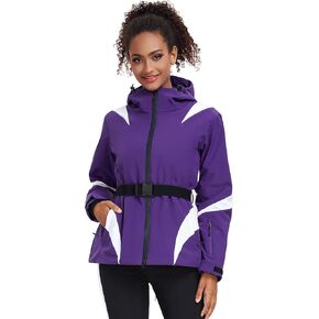 YEEFINE Ski Jackets for Women Waterproof Snowboard Jacket Winter Ski Outfits Outdoor Warm Snow Coats Windbreaker