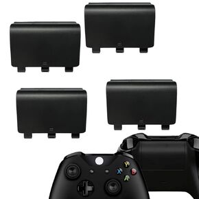4 Pack Battery Cover for Xbox One&One S/X Controller Cover, Replacement Battery Back Cover for Xbox One S/X,Controller,Battery Back Shell Covers for Xbox One Controller[NOT for Xbox Series X/S]