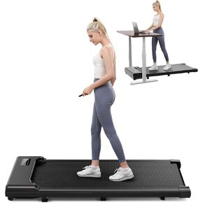 THAILE Walking Pad Treadmill 300 lb Capacity, Small Walking Pad for Small Spaces, 3 in 1 Portable Treadmill for Home and Office with LED Display, 2.5 HP and Remote Control