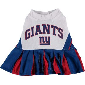 Pets First New York Giants NFL Cheerleader Dress For Dogs - Size Small