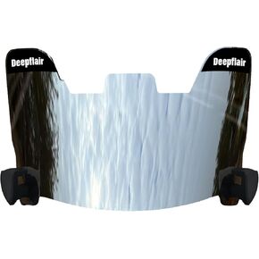 Football Visor Tinted Football Visor Clear Football Visor Eye Shield Visor with Football Visor Clips for Helmet Football Protection Gear(Silver)