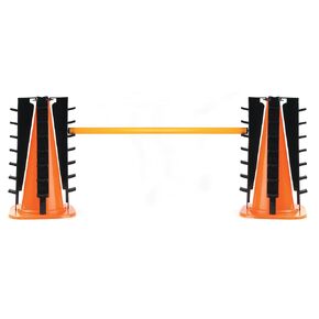 Champion Sports MHCSET Hurdle Cone Set,Adjustable