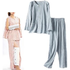 warm hospital gown, bedridden patient gown, easy to put on and take off