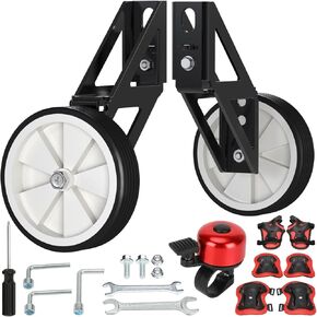 Dirt Bike Training Wheels Compatible with Razor MX350 MX400 MX500 MX650 MX125 Electric Dirt Rocket Bike Accessories Parts Adjustable Height Training Wheels for Kids Electric Dirt Bike