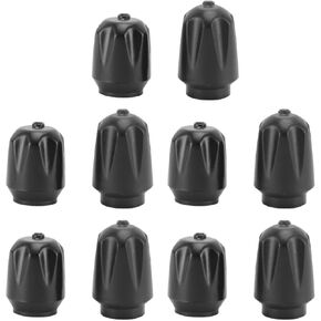 2 Way Radio Channel Knob Cap Replacement, Volume Control Knob for BF 888S, Repair Parts for BF 888S 2 Way Radios, 5 Pair, Easy Install Plastic Material
