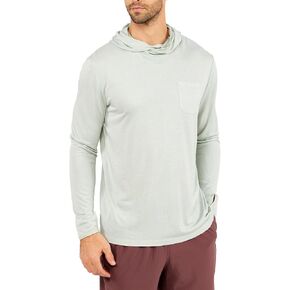 Free Fly Men's Lightweight Hoodie - UPF 20+ Sun Protection Moisture Wicking, Breathable Bamboo Viscose Outdoor Shirt for Men